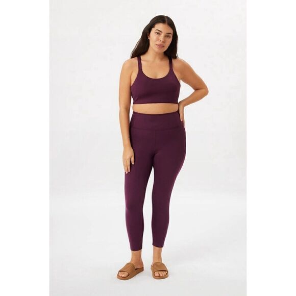 girlfriend collective Pants - Girlfriend collective Plum Compressive High-Rise Legging Medium